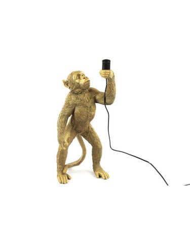Gold Monkey Lamp