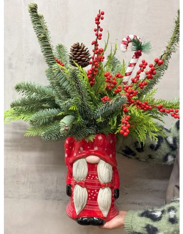 Santa vase