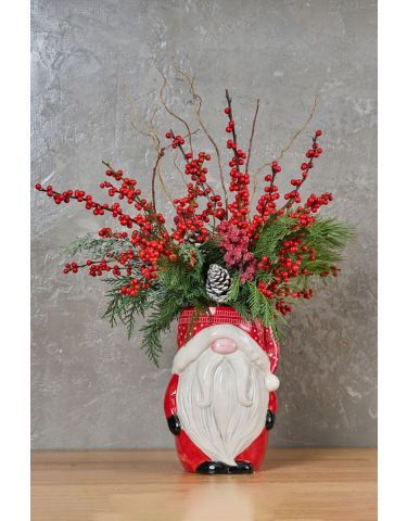 Santa vase
